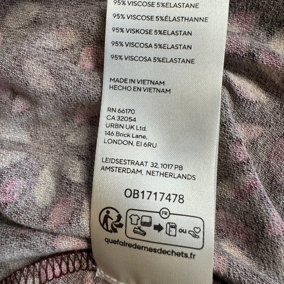 XL NWT Free People Shayla- Maxi wrap deep- v dress with thigh high slit.Size XL - Picture 12 of 12